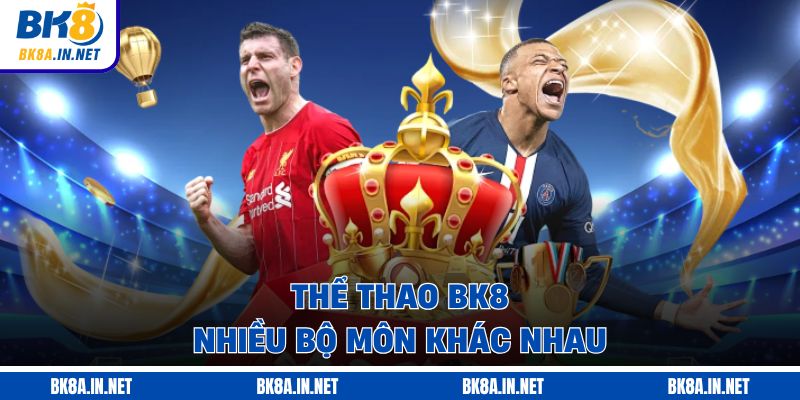 Thể Thao BK8 nhiều bộ môn khác nhau